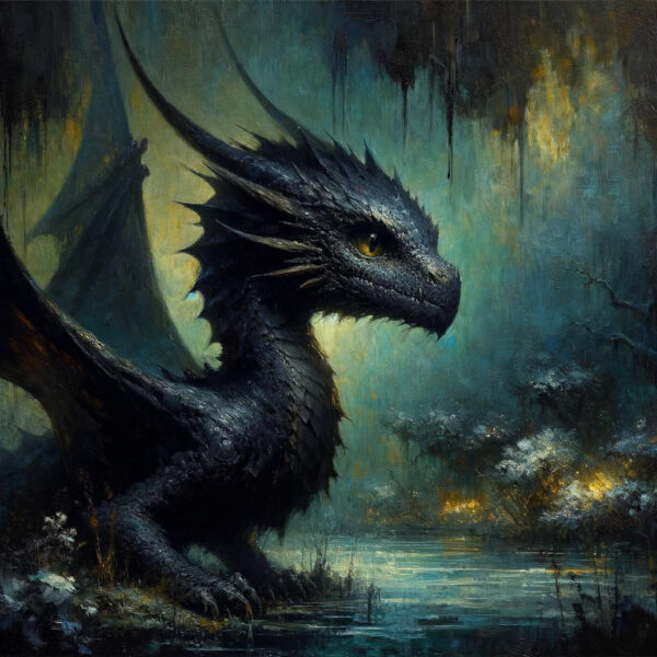 Young Black Dragon