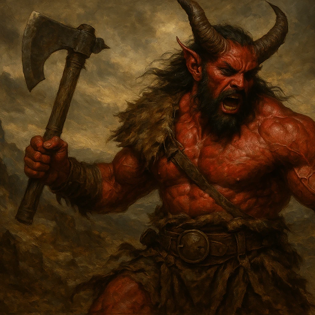 Barbarian Tiefling